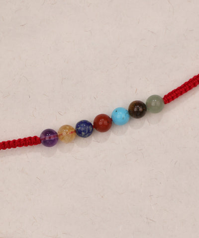 Vibrant Beaded Rakhi with Adjustable Thread Tie | Stylika