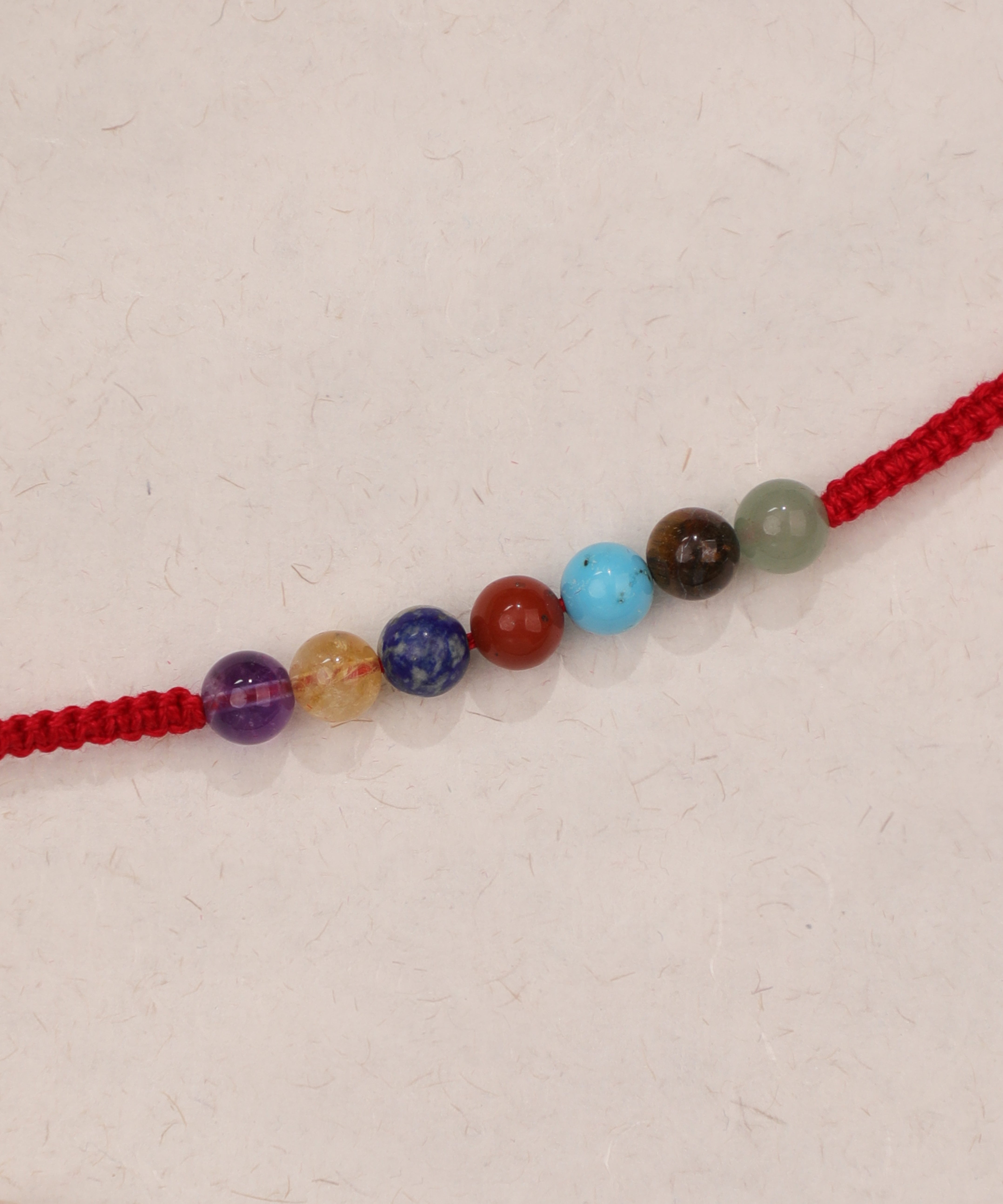 Vibrant Beaded Rakhi with Adjustable Thread Tie | Stylika