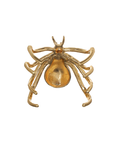 Crystal Spider Statement Cuff Bangle Bracelet | Stylika