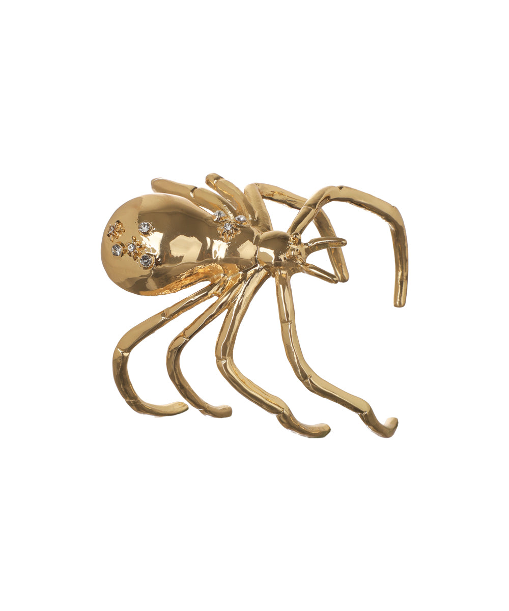 Crystal Spider Statement Cuff Bangle Bracelet | Stylika