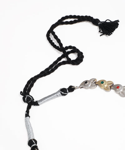Intricate Peacock Multicolor Oxidised Necklace Set | Stylika