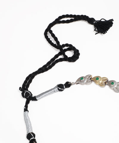 Intricate Peacock Multicolor Oxidised Necklace Set | Stylika