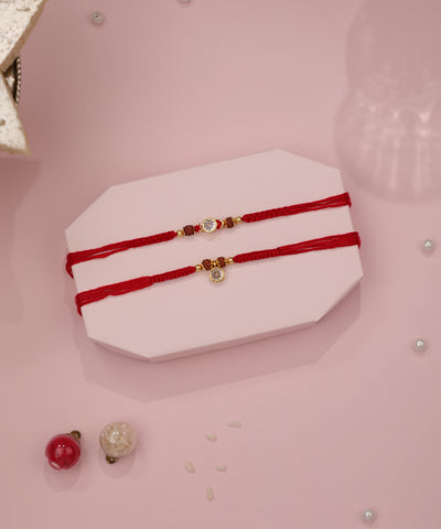 Divine Sparkle Bhaiya Bhabhi Rakhi | Stylika