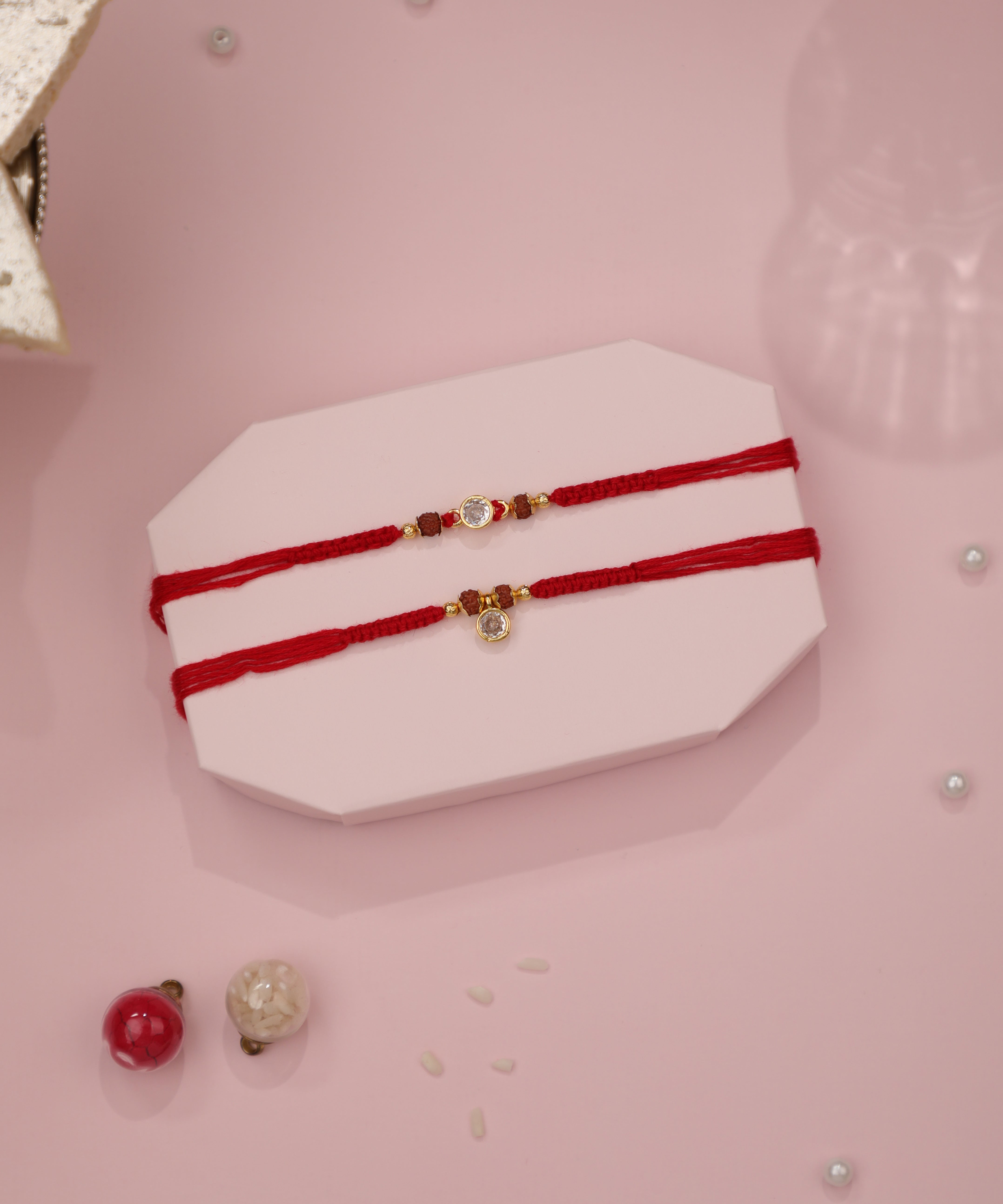 Divine Sparkle Bhaiya Bhabhi Rakhi | Stylika