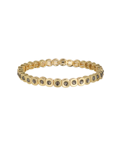 Circular link bracelet with a flexible stretch design