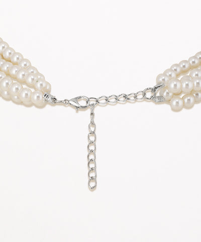 Elegant Four Strand Beaded Necklace for Women | Stylika