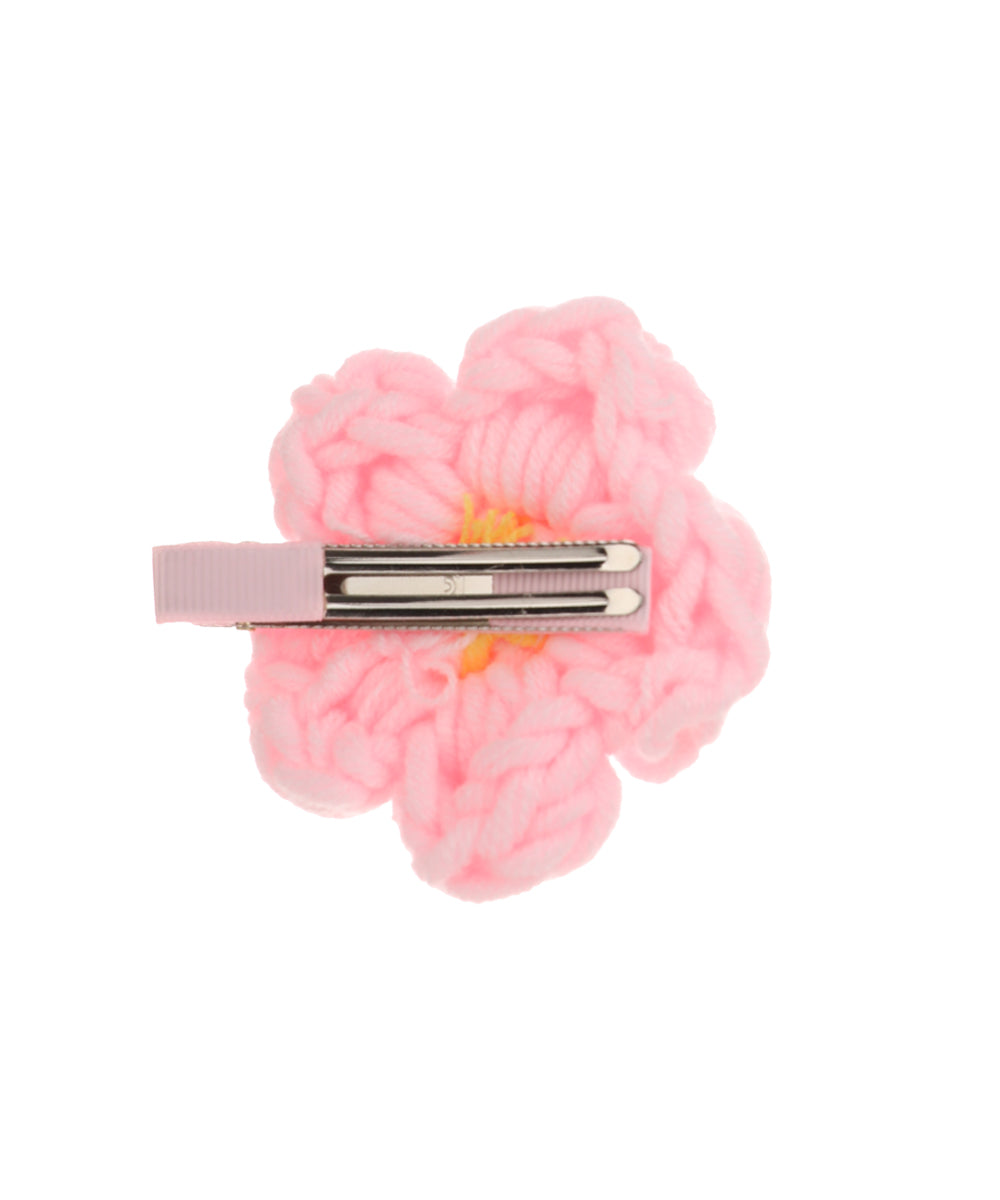 Chunky Floral Crochet Hair Clip | Stylika