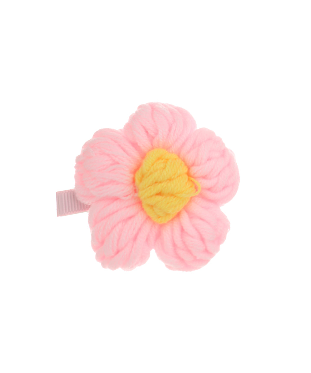 Chunky Floral Crochet Hair Clip | Stylika