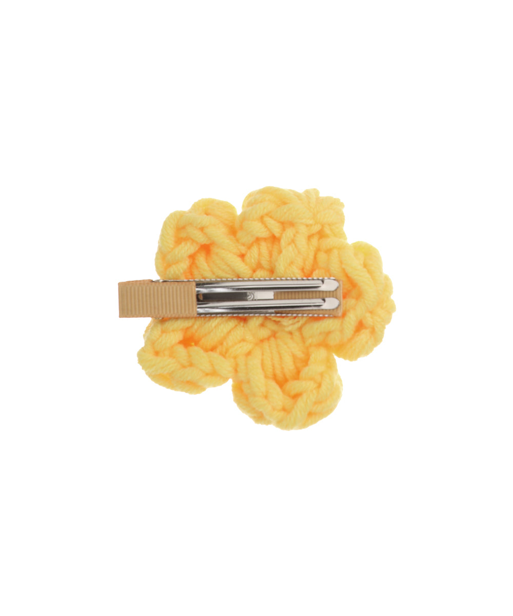 Chunky Floral Crochet Hair Clip | Stylika