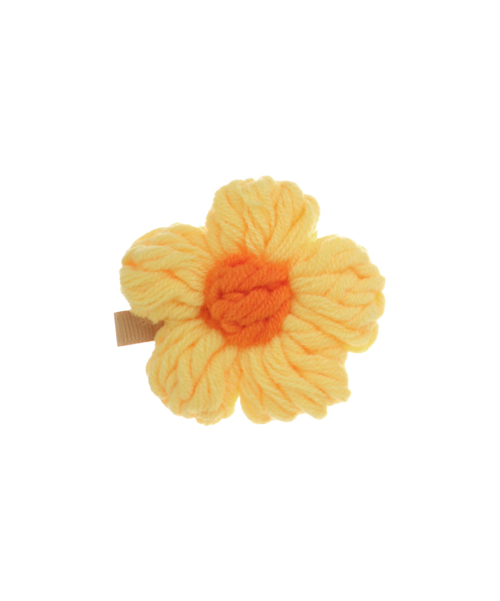 Chunky Floral Crochet Hair Clip | Stylika