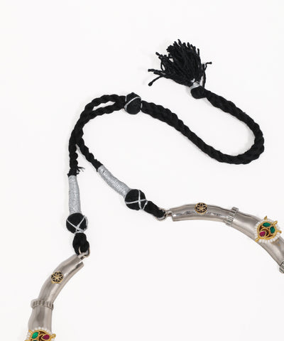 Traditional Oxidised Choker Necklace with Earrings | Stylika