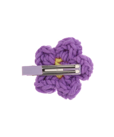 Chunky Floral Crochet Hair Clip | Stylika