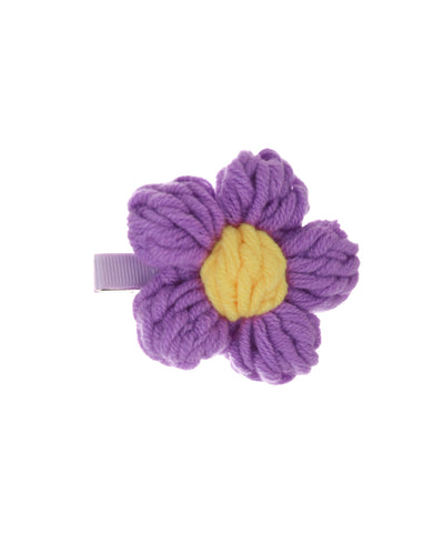 Chunky Floral Crochet Hair Clip | Stylika