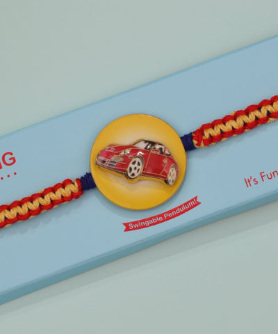 Playful Sports Car Swing Rakhi for Brothers | Stylika
