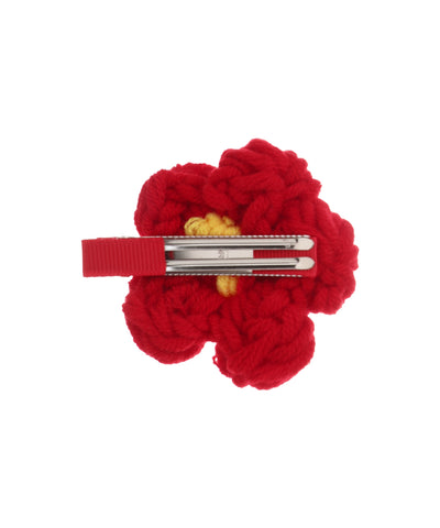 Chunky Floral Crochet Hair Clip | Stylika