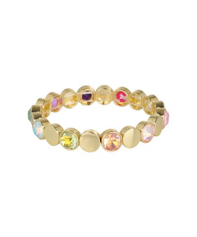Bracelet detailed with alternating glass crystal motifs