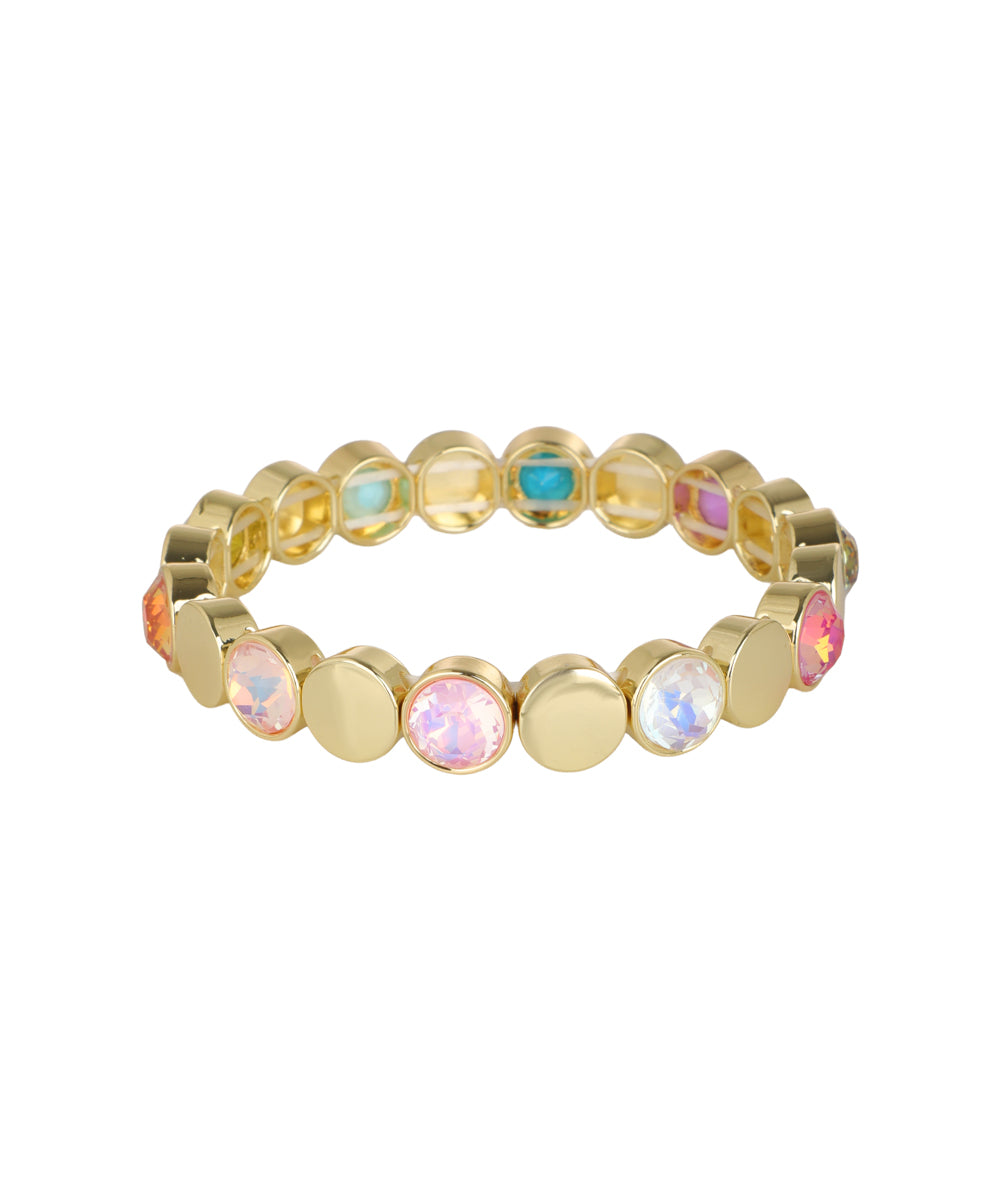 Stretch bracelet designed for easy everyday layering