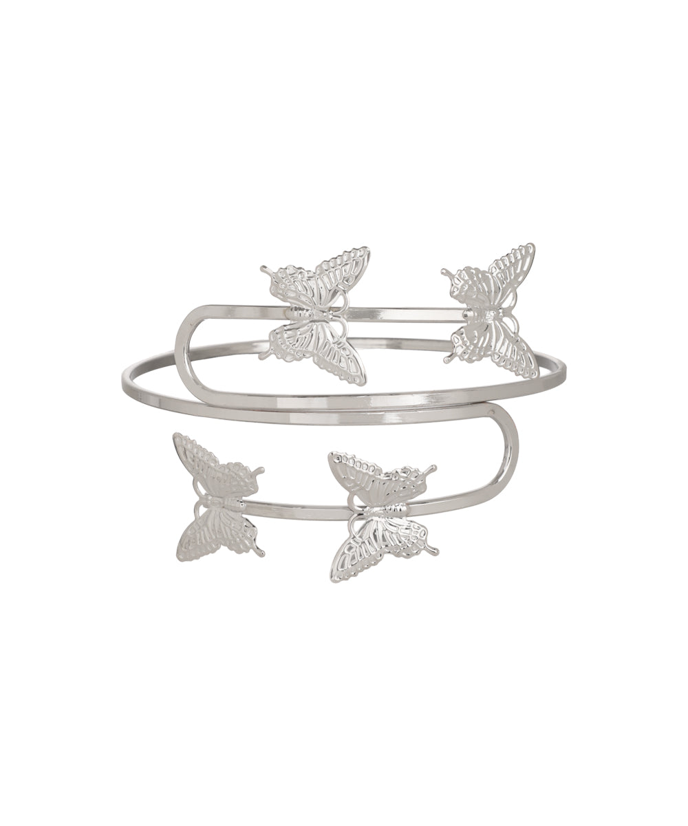 Butterfly In A Row Arm Cuff | Stylika