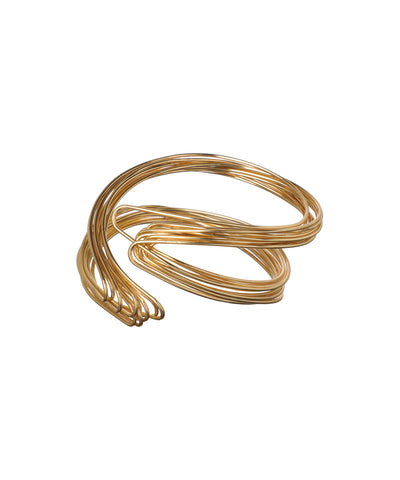 Abstract Wire Wrap Cuff Bangle Bracelet | Stylika
