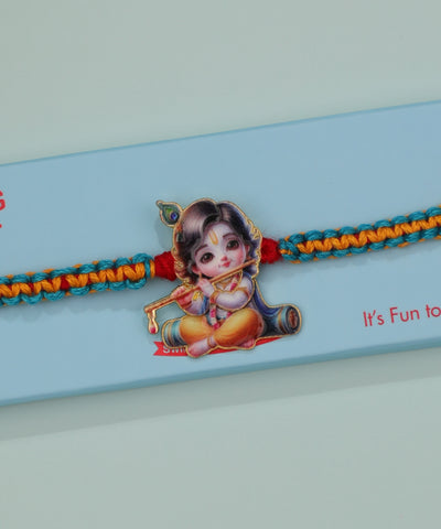 Playful Krishna Kids Rakhi Thread | Stylika