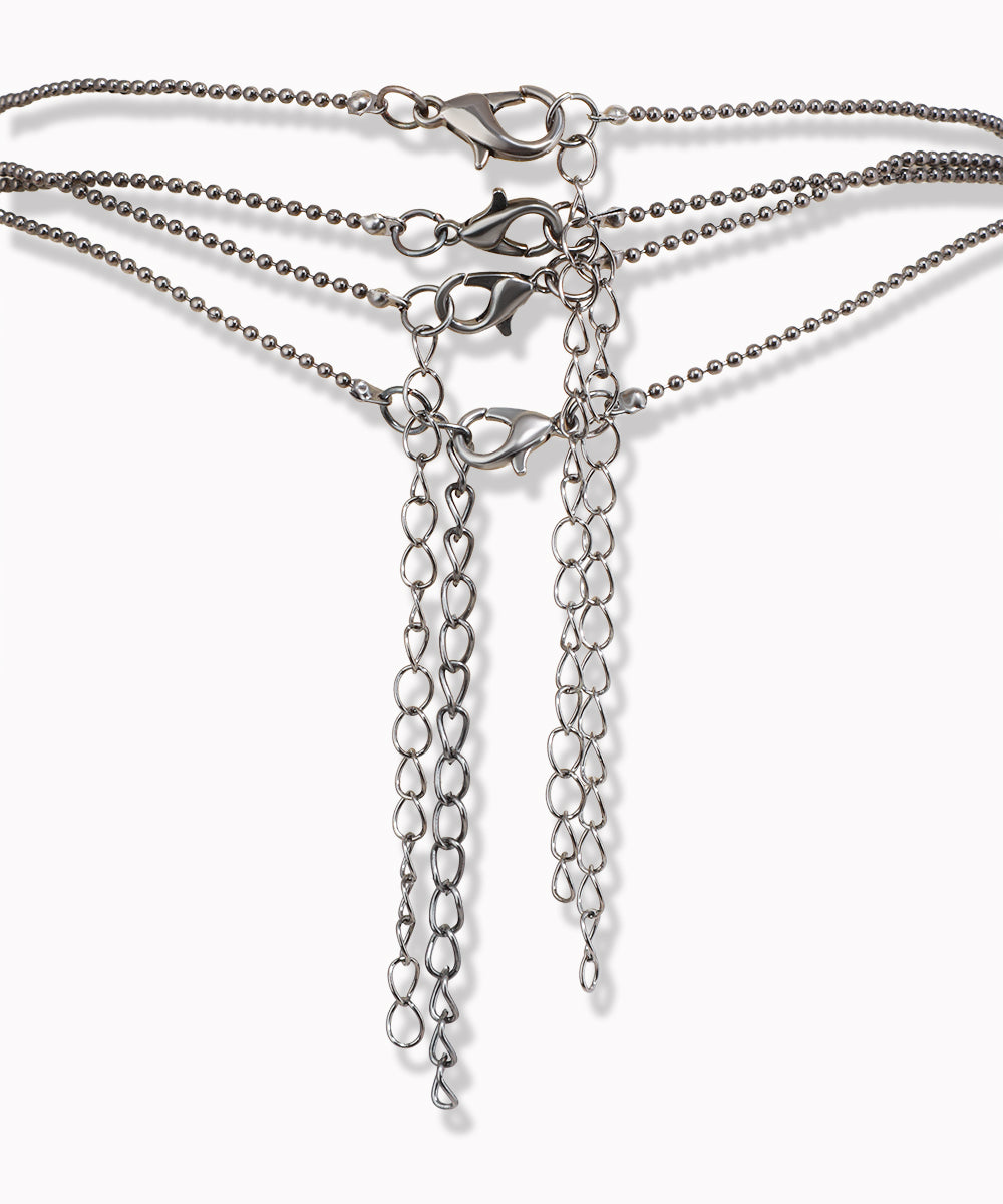 Statement Layered Textured Fringe Necklace | Stylika