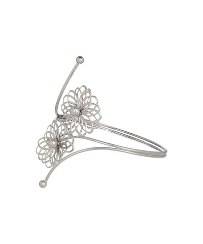 Geometric Floral Motif Arm Cuff | Stylika