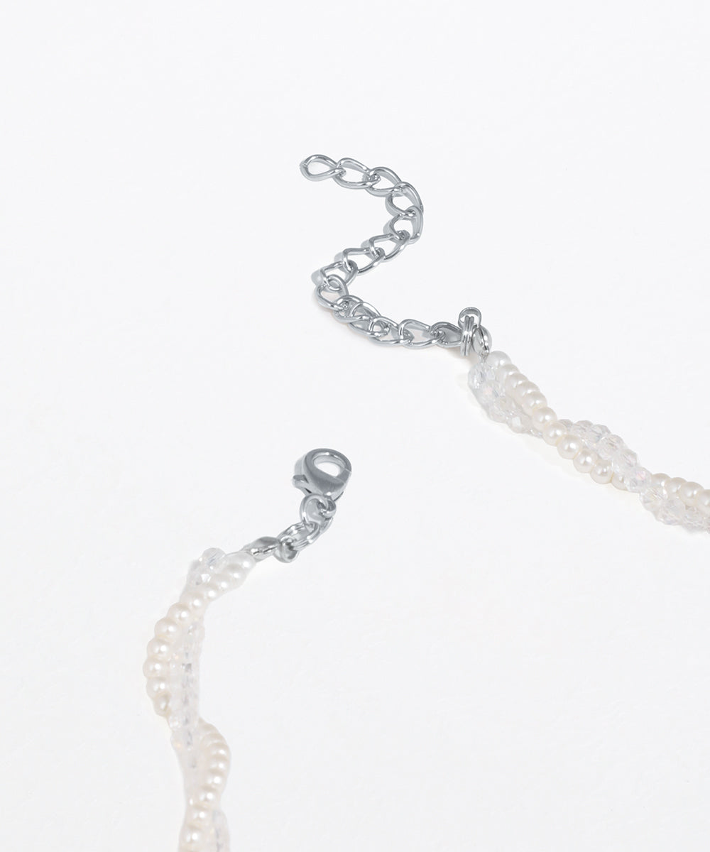 Twisted Bead Necklace | Stylika