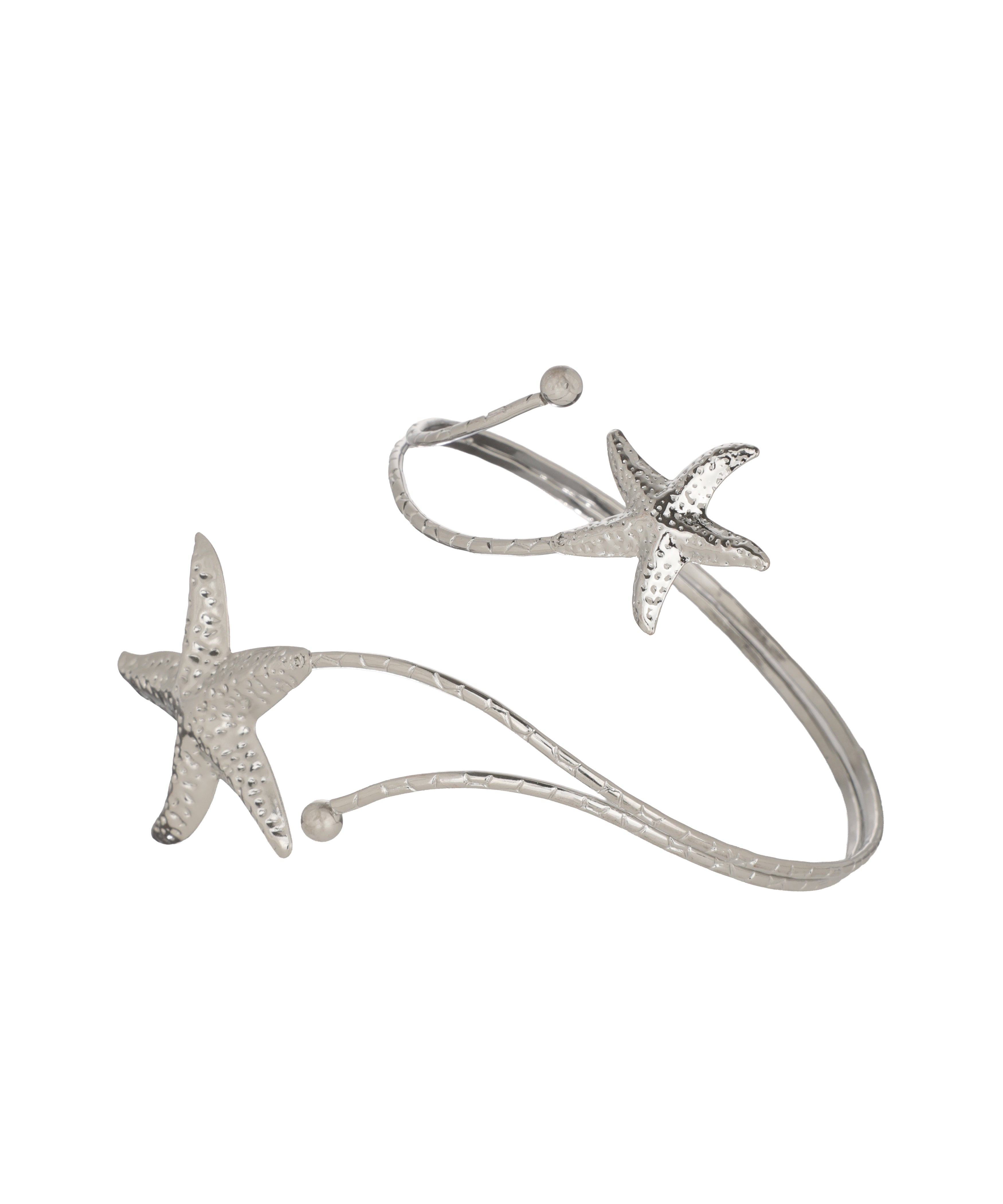 Starfish Motif Open Arm Cuff | Stylika