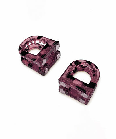 Mulberry mist D-shaped Magnetic Hair Clip | Stylika