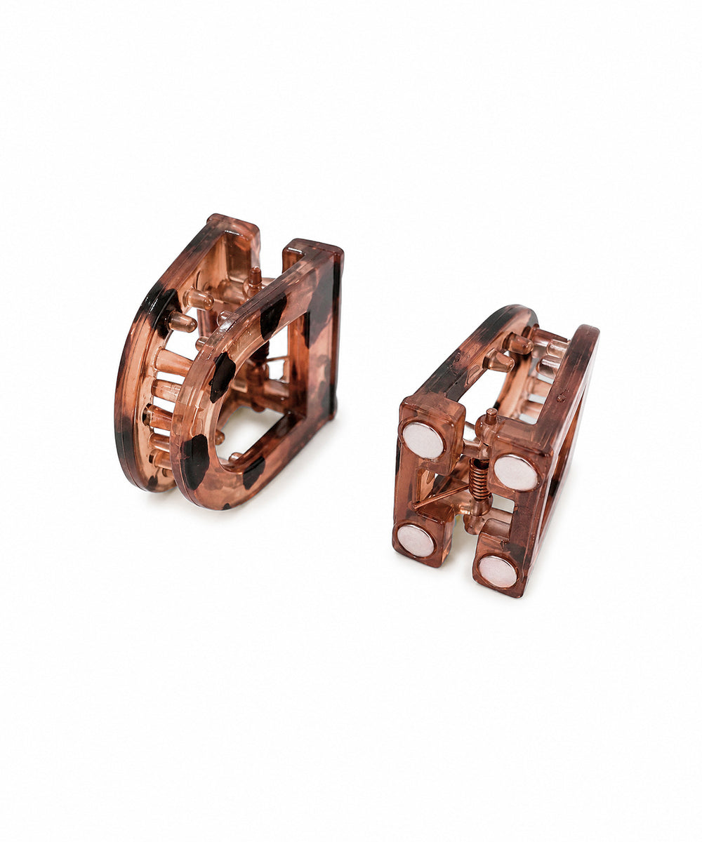Copper D-shaped Magnetic Hair Clip | Stylika