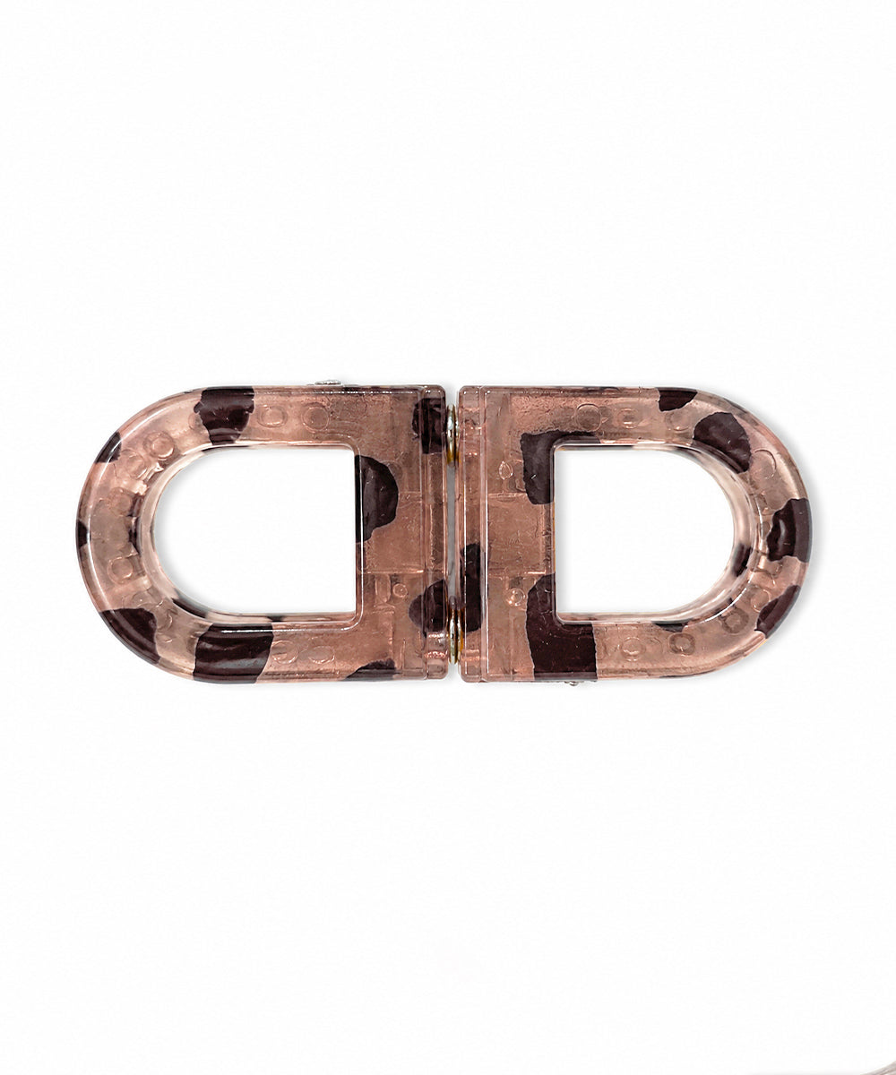 Dusty Rose D-shaped Magnetic Hair Clip | Stylika