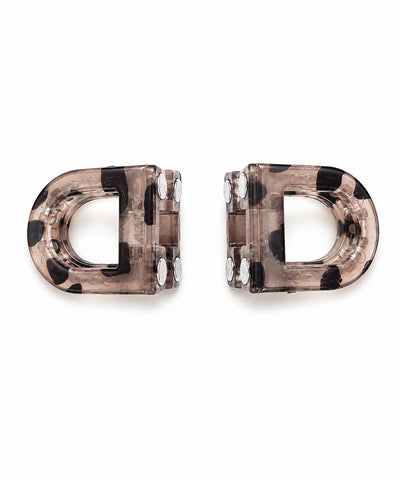 Smokey D-shaped Magnetic Hair Clip | Stylika
