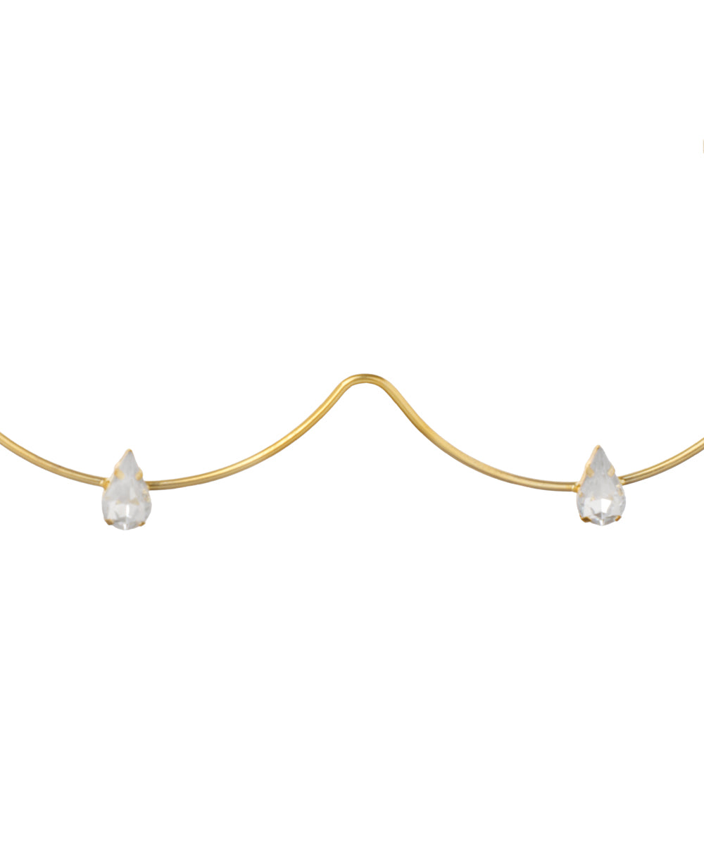 Wavy Teardrop Accent Foldable Facelet | Stylika