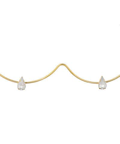 Wavy Teardrop Accent Foldable Facelet | Stylika