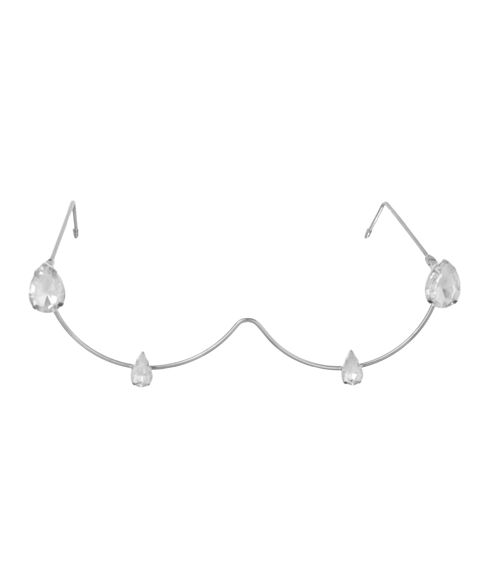 Wavy Teardrop Accent Foldable Facelet | Stylika