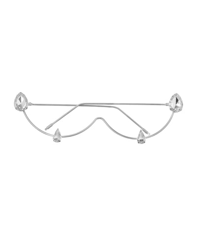 Wavy Teardrop Accent Foldable Facelet | Stylika