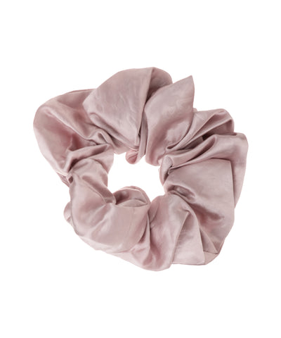 Floral Jacquard Satin Scrunchie | STYLIKA