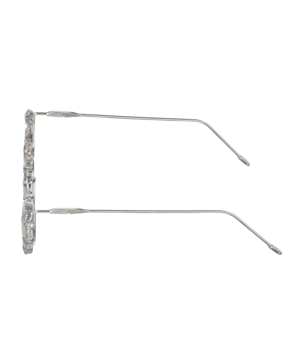 Crystal Accent Brow Line Foldable Facelet | Stylika