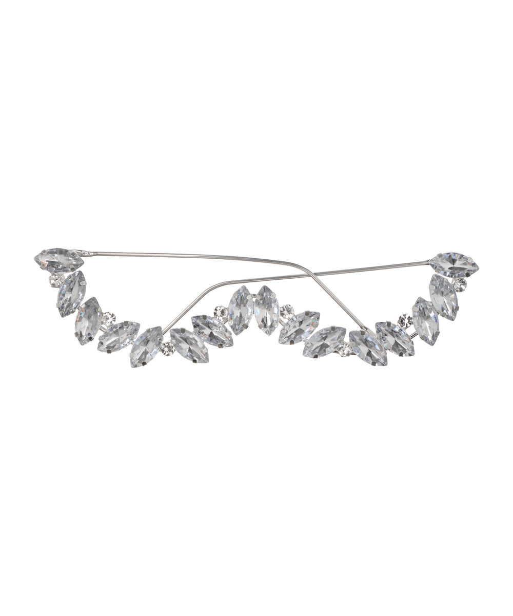 Crystal Accent Brow Line Foldable Facelet | Stylika