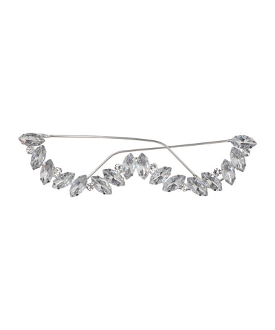 Crystal Accent Brow Line Foldable Facelet | Stylika