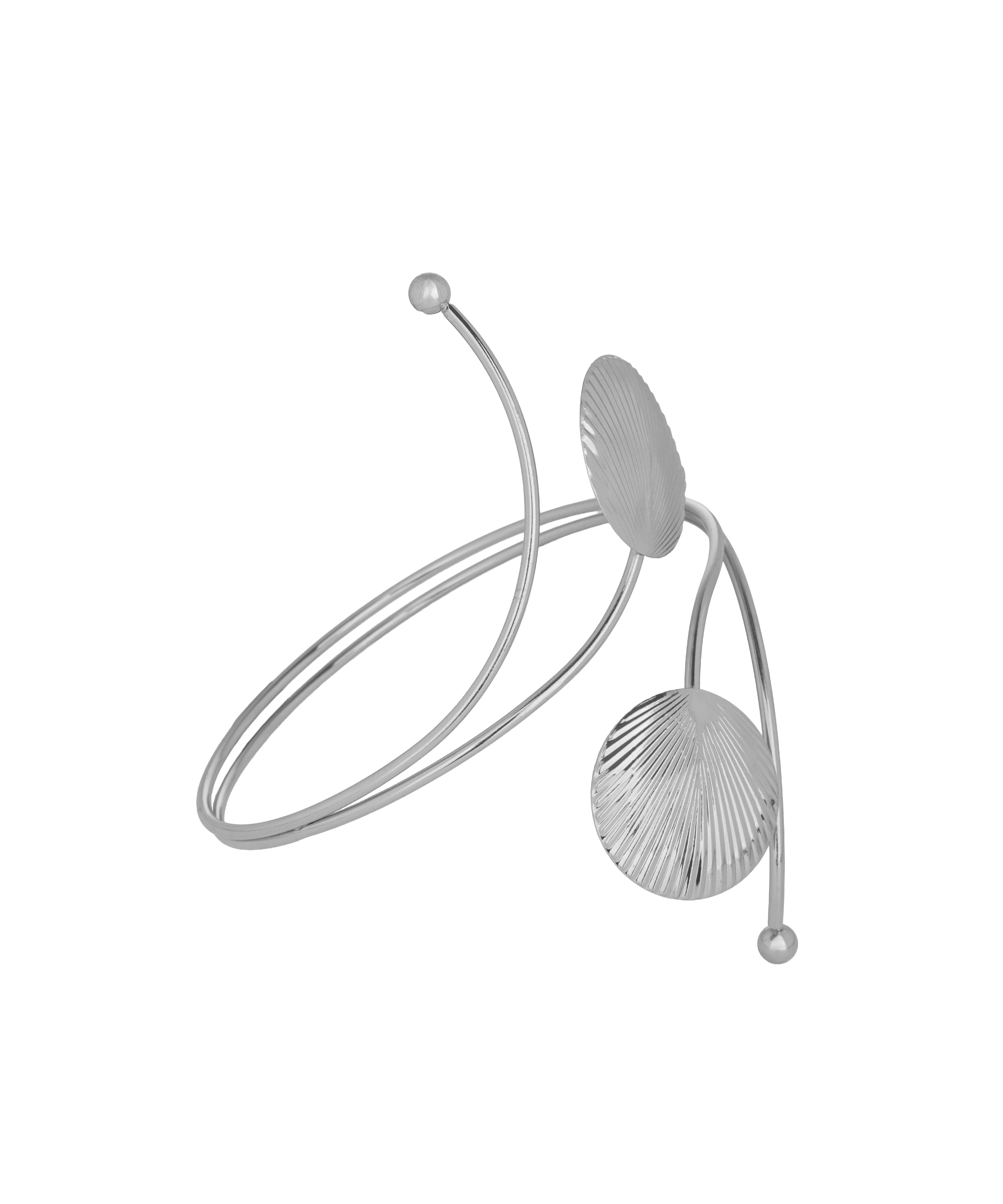 Abstract Shell Motif Arm Cuff | Stylika