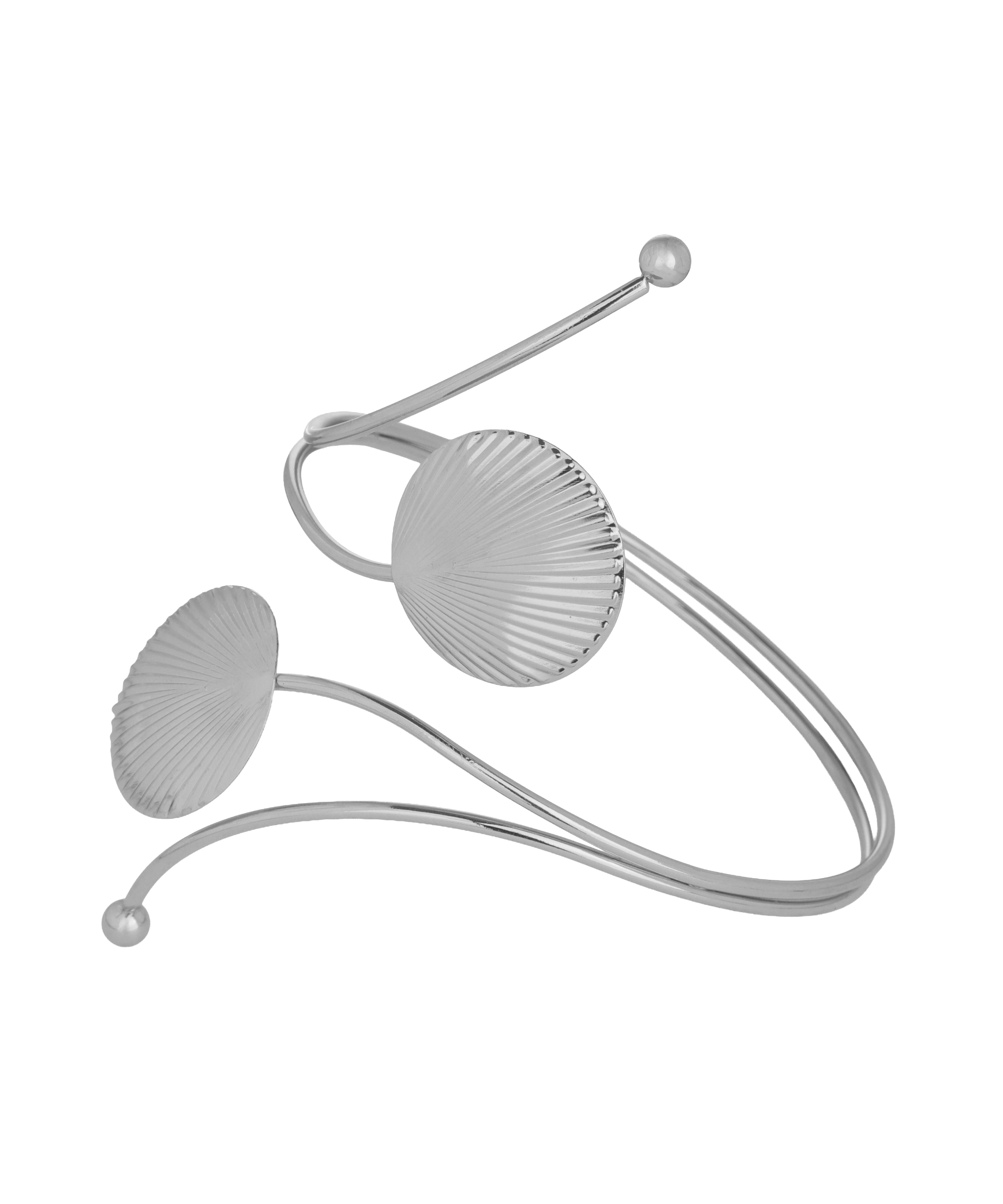 Abstract Shell Motif Arm Cuff | Stylika
