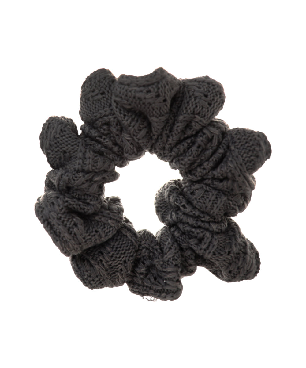 Cable Knit Hair Scrunchie | STYLIKA