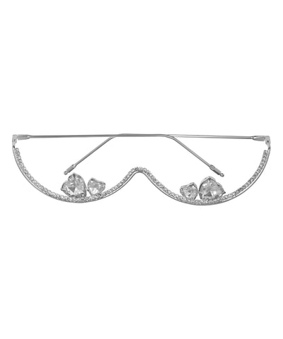 Embellished Wave Design Foldable Facelet | Stylika