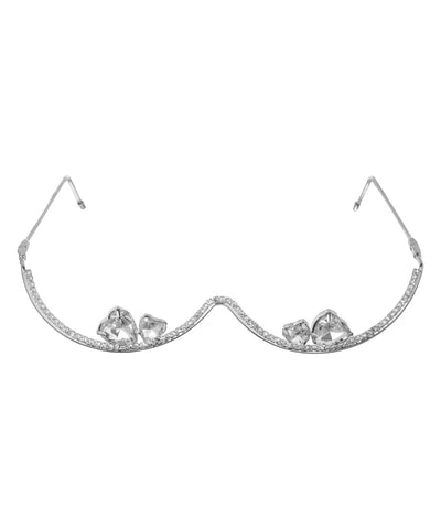 Embellished Wave Design Foldable Facelet | Stylika