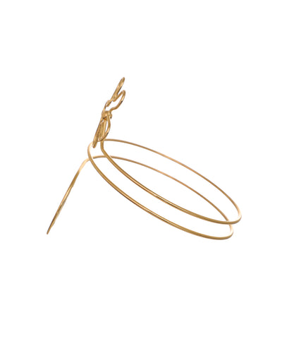 Whimsical Floral Spiral Arm Cuff | Stylika