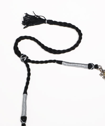 Dual Tone Leaf Oxidised Necklace with Earrings | Stylika