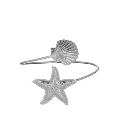 Coastal Motif Open Arm Cuff | Stylika