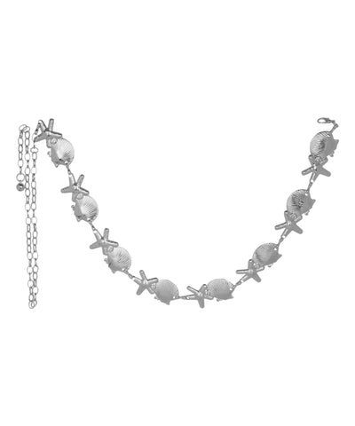 Beach-themed waist chain for vacation looks and party wear