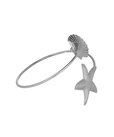 Coastal Motif Open Arm Cuff | Stylika